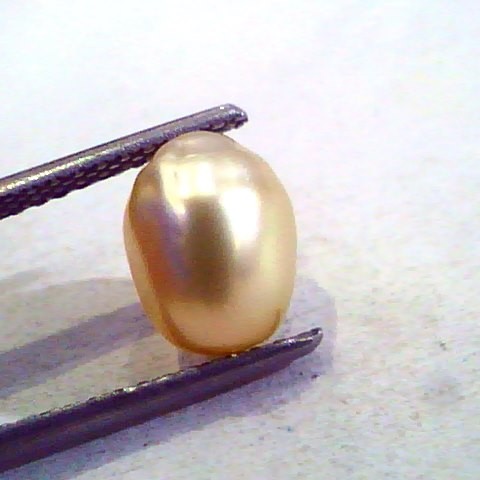 3.78 Ct Certified Natural Venunjula Real Pearl/Real Moti