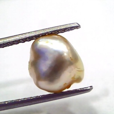 3.86 Ct Certified Natural Venunjula Real Sea Pearl, Real Moti