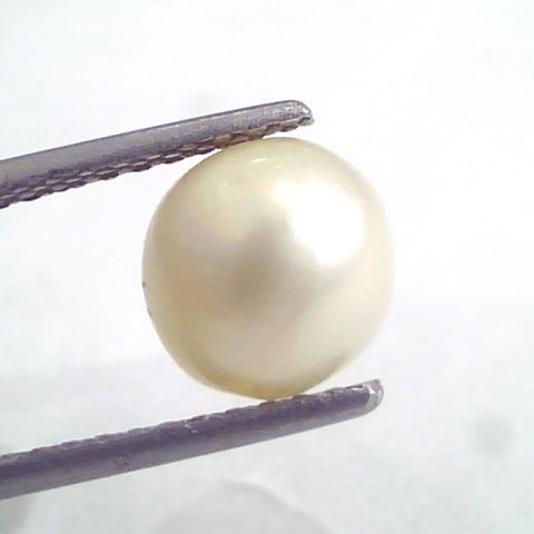 4.14 Ct Natural Certified Real South Sea Pearl,Certified Moti