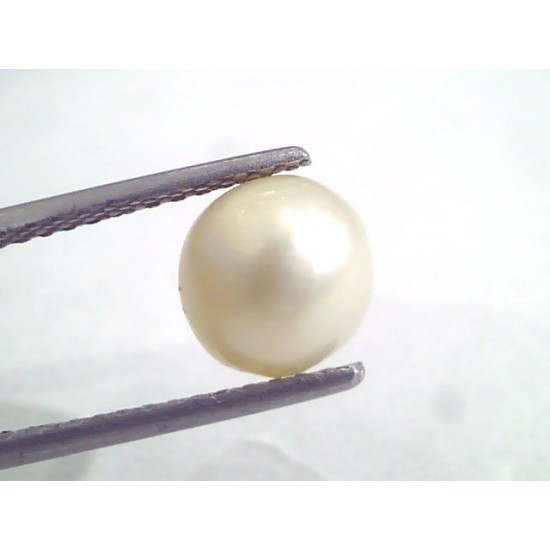 4.14 Ct Natural Certified Real South Sea Pearl,Certified Moti