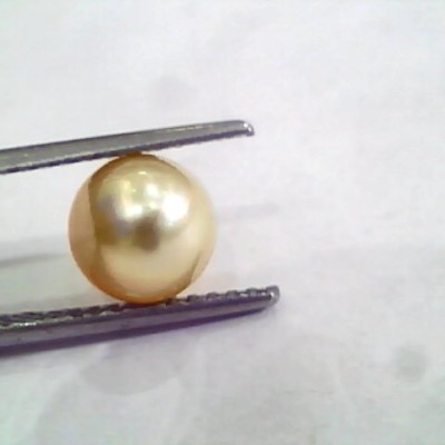 4.21 Ct 11.55 Chaw Natural Real Basra Pearl Moti Certified *RARE