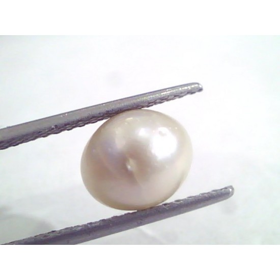 5.71 Ct Natural Certified Real South Sea Pearl,Certified Moti