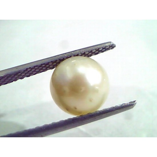 4.48 Ct Natural Certified Real South Sea Pearl,Certified Moti