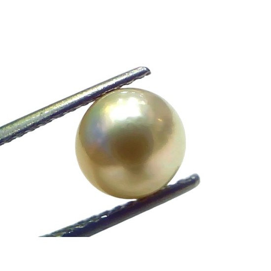 4.35 Ct Natural Certified Real South Sea Pearl Certified Moti