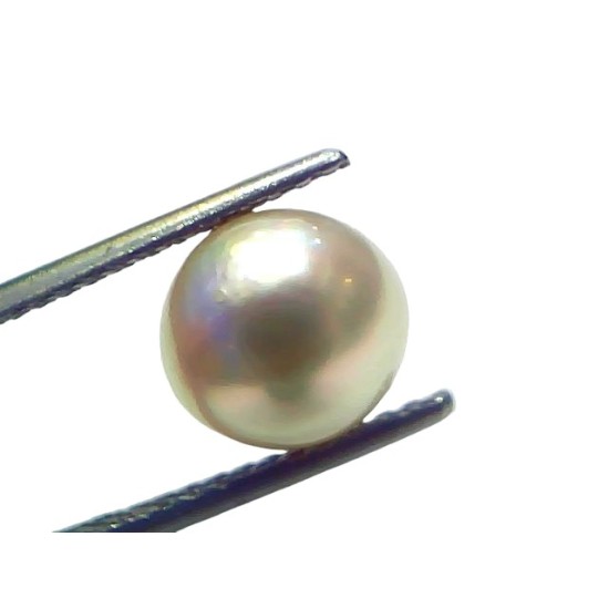 4.61 Ct Natural Certified Real South Sea Pearl Certified Moti
