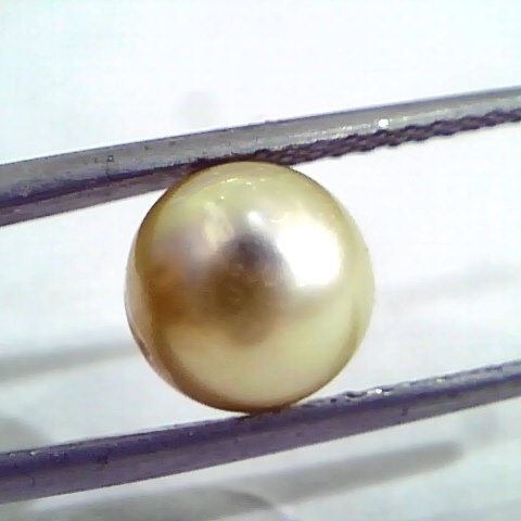 4.74 Ct Natural Certified Real South Sea Pearl,Certified Moti