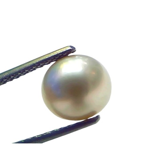 5.00 Ct Natural Certified Real South Sea Pearl Certified Moti