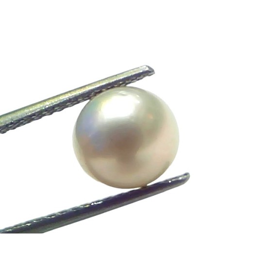 5.11 Ct Natural Certified Real South Sea Pearl Certified Moti