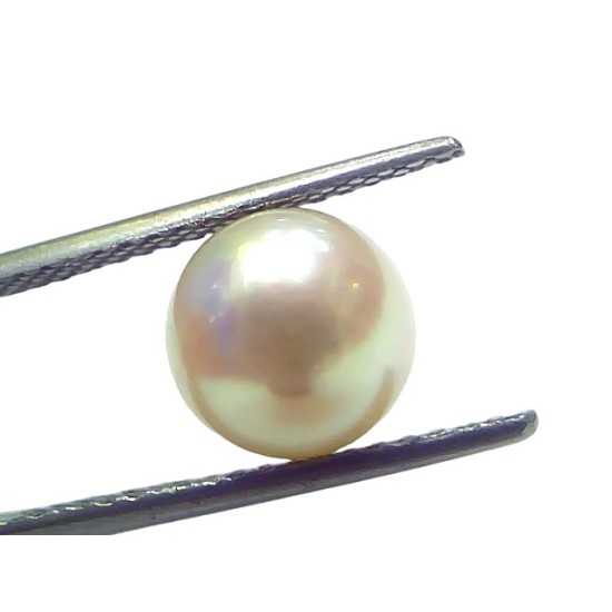 5.46 Ct Natural Certified Real South Sea Pearl Certified Moti