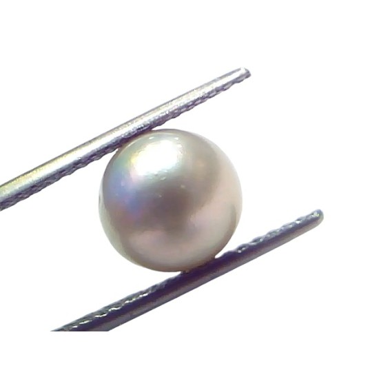 6.06 Ct Natural Certified Real South Sea Pearl Certified Moti