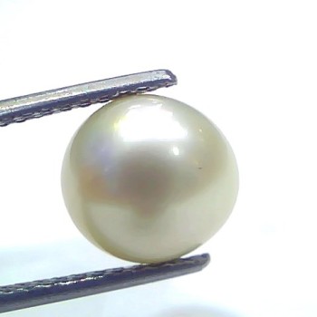 6.11 Ct Natural Certified Real South Sea Pearl Certified Moti