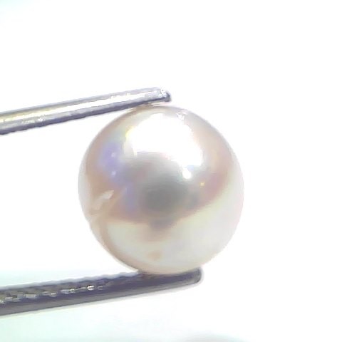 6.11 Ct Natural Certified Real South Sea Pearl Certified Moti