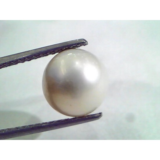 6.35 Ct Natural Certified Real South Sea Pearl,Certified Moti