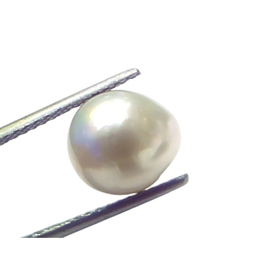 6.55 Ct Natural Certified Real South Sea Pearl Certified Moti