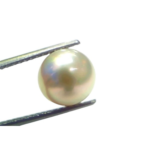 7.19 Ct Natural Certified Real South Sea Pearl Certified Moti