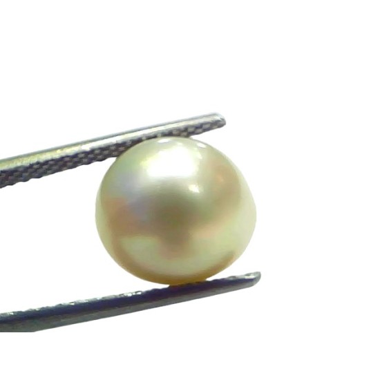 7.38 Ct Natural Certified Real South Sea Pearl Certified Moti