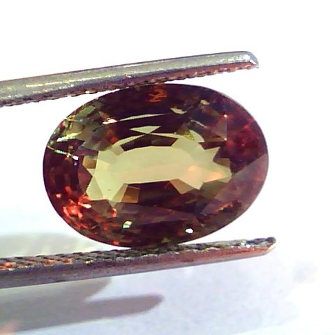 7.04 Ct Untreated Natural Colour Changing Alexandrite GII Certified