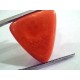 Huge 15.32 Ct Untreated Natural Italian Triangle Red Coral AAA