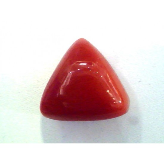 Huge 16.03 Ct Untreated Undyed Natural Italian Triangle Red Coral