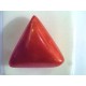 Huge 16.50 Ct Untreated Natural Italian Triangle Red Coral AAA