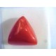 Huge 16.71 Ct Untreated Natural Italian Triangle Red Coral AAA
