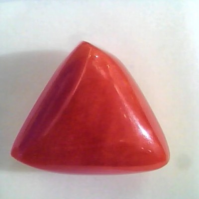 Huge 16.71 Ct Untreated Natural Italian Triangle Red Coral AAA