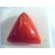 Huge 16.81 Ct Untreated Natural Italian Triangle Red Coral AAA