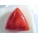 Huge 19.92 Ct Untreated Natural Italian Triangle Red Coral AAA