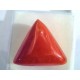 Huge 21.61 Ct Untreated Natural Italian Triangle Red Coral AAA