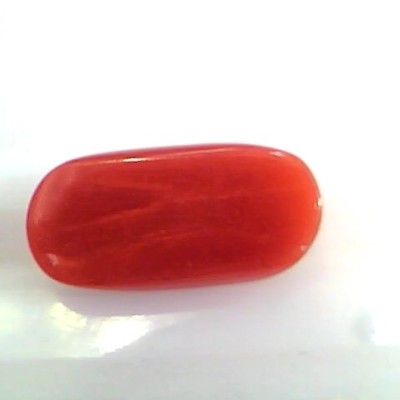 4.44 Ct Untreated Natural Premium Italian Red Coral Gemstone AAAAA