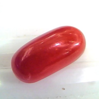4.44 Ct Untreated Natural Premium Italian Red Coral Gemstone AAAAA