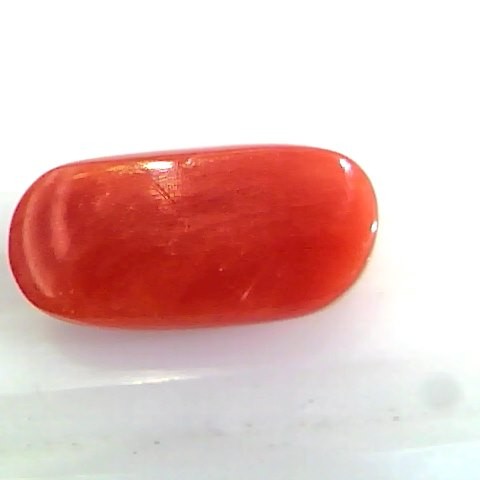 4.49 Ct 4.98 Ratti Untreated Natural Premium Italian Red Coral AAAAA