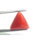 4.97 Ct 5.52 Ratti Natural Italian Triangle Red Coral Moonga Gems