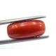 5.11 Ct 8.5 Ratti Natural Untreated Italian Red Coral Moonga Gems