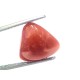 5.14 Ct Natural Italian Triangle Red Coral Trikon Moonga Gemstone