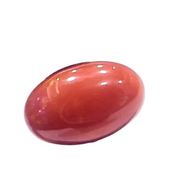 5.28 Ct 5.86 Ratti Natural Untreated Italian Red Coral Moonga AAAAA 5.28 Ct 5.86 Ratti Natural Untreated Italian Red Coral Moonga AAAAA