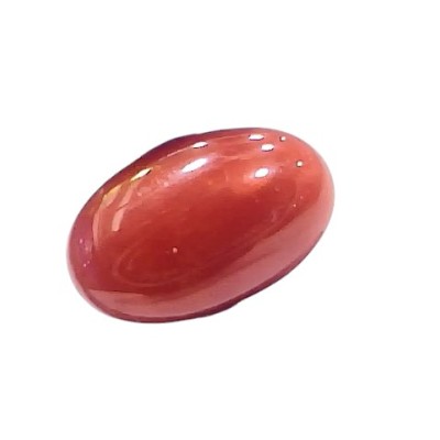 5.28 Ct 5.86 Ratti Natural Untreated Italian Red Coral Moonga AAAAA 5.28 Ct 5.86 Ratti Natural Untreated Italian Red Coral Moonga AAAAA
