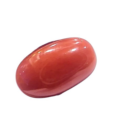 5.39 Ct 5.92 Ratti Natural Untreated Italian Red Coral Moonga AAAAA 5.39 Ct 5.92 Ratti Natural Untreated Italian Red Coral Moonga AAAAA