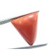 5.62 Ct Natural Italian Triangle Red Coral Trikon Moonga Gemstone