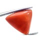 6.09 Ct 10.1 Ratti Natural Italian Triangle Red Coral Moonga Gemstone