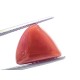 6.68 Ct Natural Italian Triangle Red Coral Trikon Moonga Gemstone