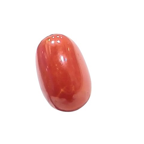 7.54 Ct 8.32 Ratti Natural Untreated Italian Red Coral Moonga AAAAA 7.54 Ct 8.32 Ratti Natural Untreated Italian Red Coral Moonga AAAAA