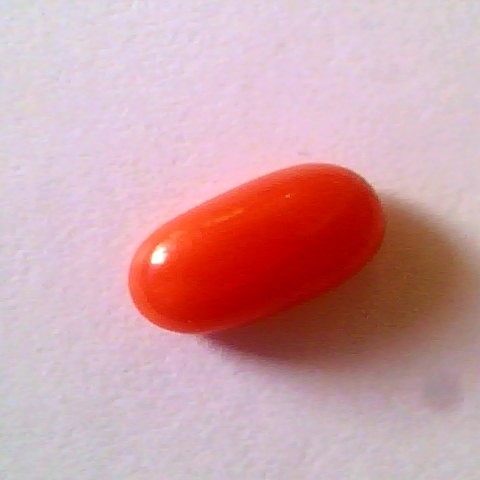 2.05 Ct Untreated Natural Japan Red Coral Gems for Mangal