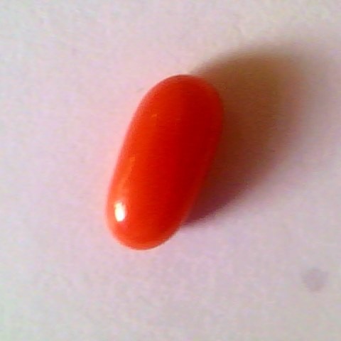 2.11 Ct Untreated Natural Japan Red Coral Gems for Mangal