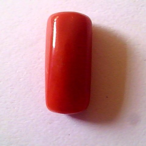 4.85 Ct Premium Natural Italian Red Coral,Real Moonga Gemstone