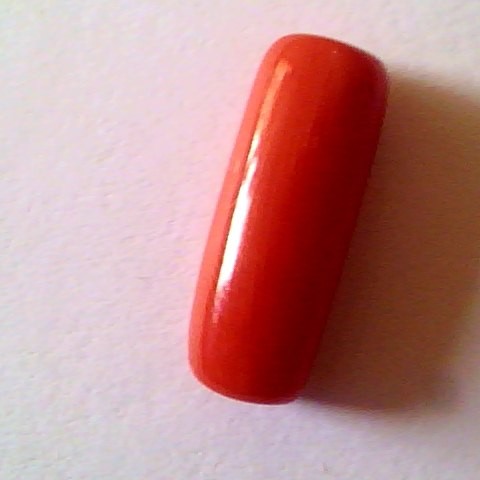 5.41 Ct Premium Natural Italian Red Coral,Real Moonga Gemstone