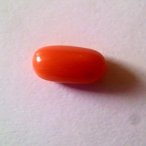 2.76 Ct Untreated Natural Japan Red Coral Gems for Mangal