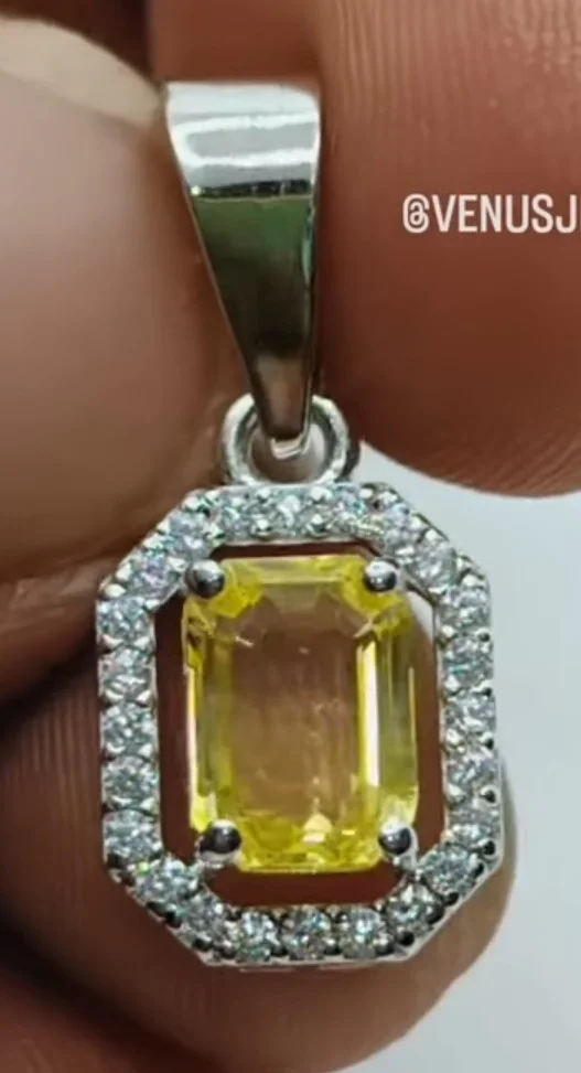 Gemstone Pendant Design For All Metal, Watch Video For Details Of