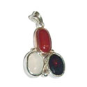 Multistone Silver/Gold Pendant Design 1 Multistone Silver/Gold Pendant Design 1