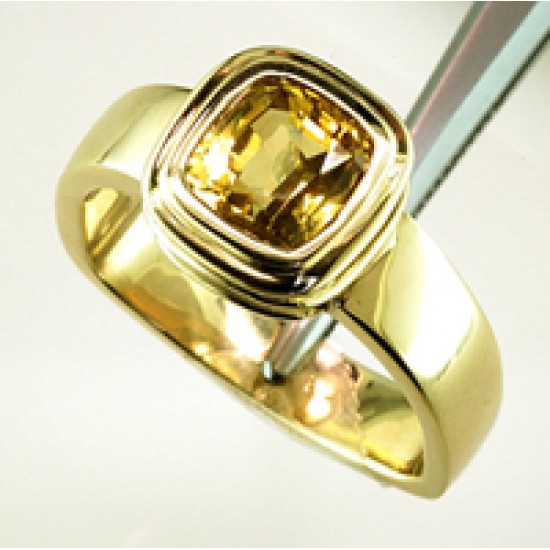 gold stone ring design